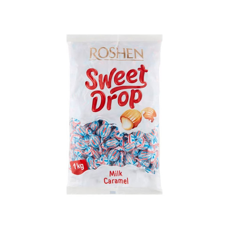 Bomboane caramele cu umplutura din lapte Roshen 1kg