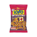 Colorful Lotto Monsters candies and snacks from Best Foods, featuring playful monster shapes and vibrant packaging.