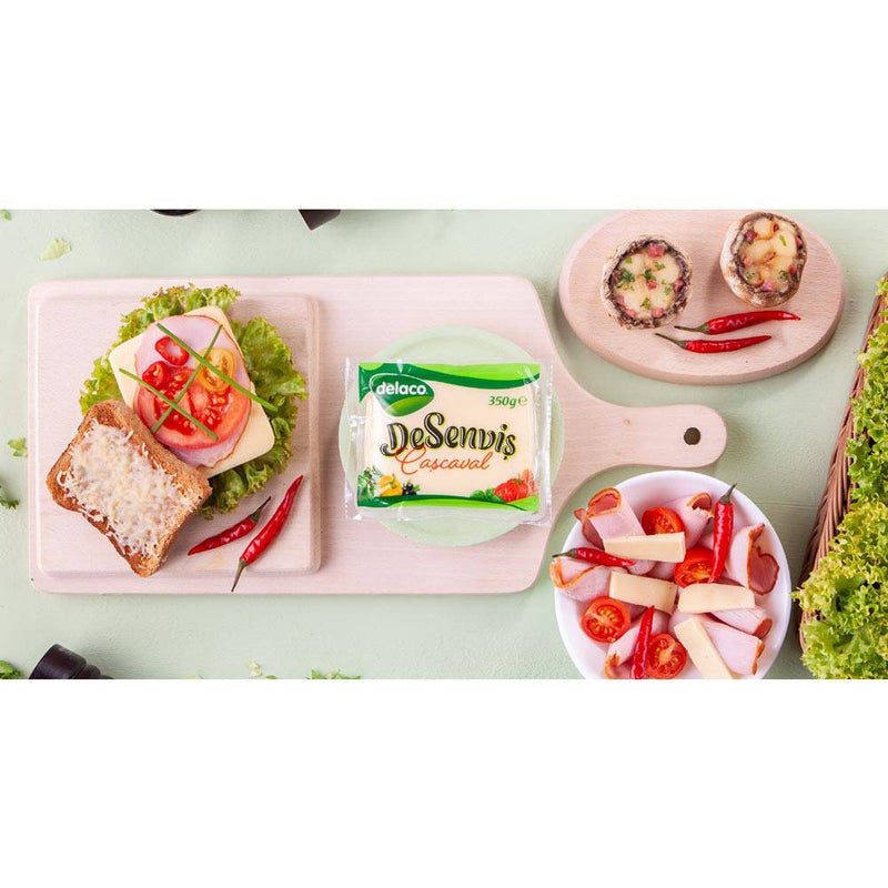 Cascaval DeSenvis Delaco 350 g - Delumani - Magazin Online Romanesc 