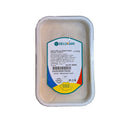 Delumani pork jowl meat, sliced mezeluri from Delumani, showcasing marbled cured pork product with textured slices