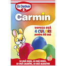 Vopsea oua 4 culori Carmin Dr. Oetker - 60 de oua - Delumani - Magazin Online Romanesc 