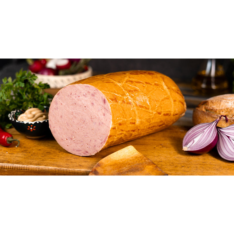 Parizer taranesc de acasa DELUMANI, delicios și sănătos, ideal pentru mesele tale cu piept de pui de calitate.