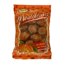 Primo madeleines with apricot cream filling, golden baked sweet snacks, perfect for a tasty treat or dessert.