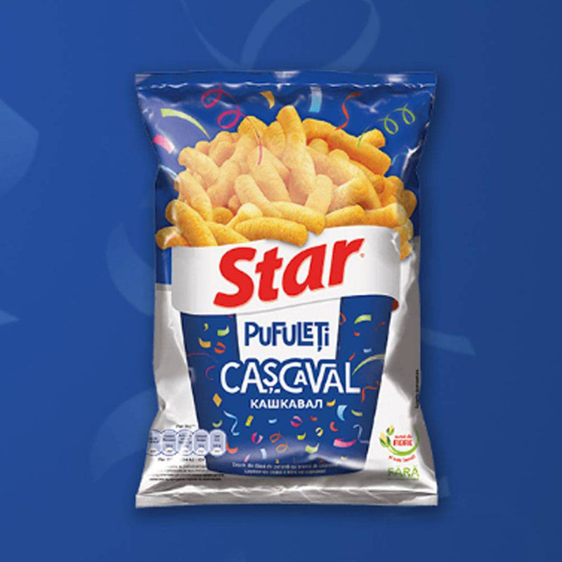 Pufuleti Star cascaval - Delumani - Magazin Romanesc 